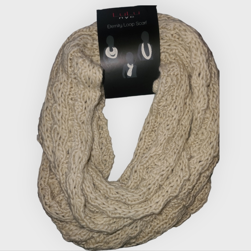 Lulu NYC crochet infinity Scarf